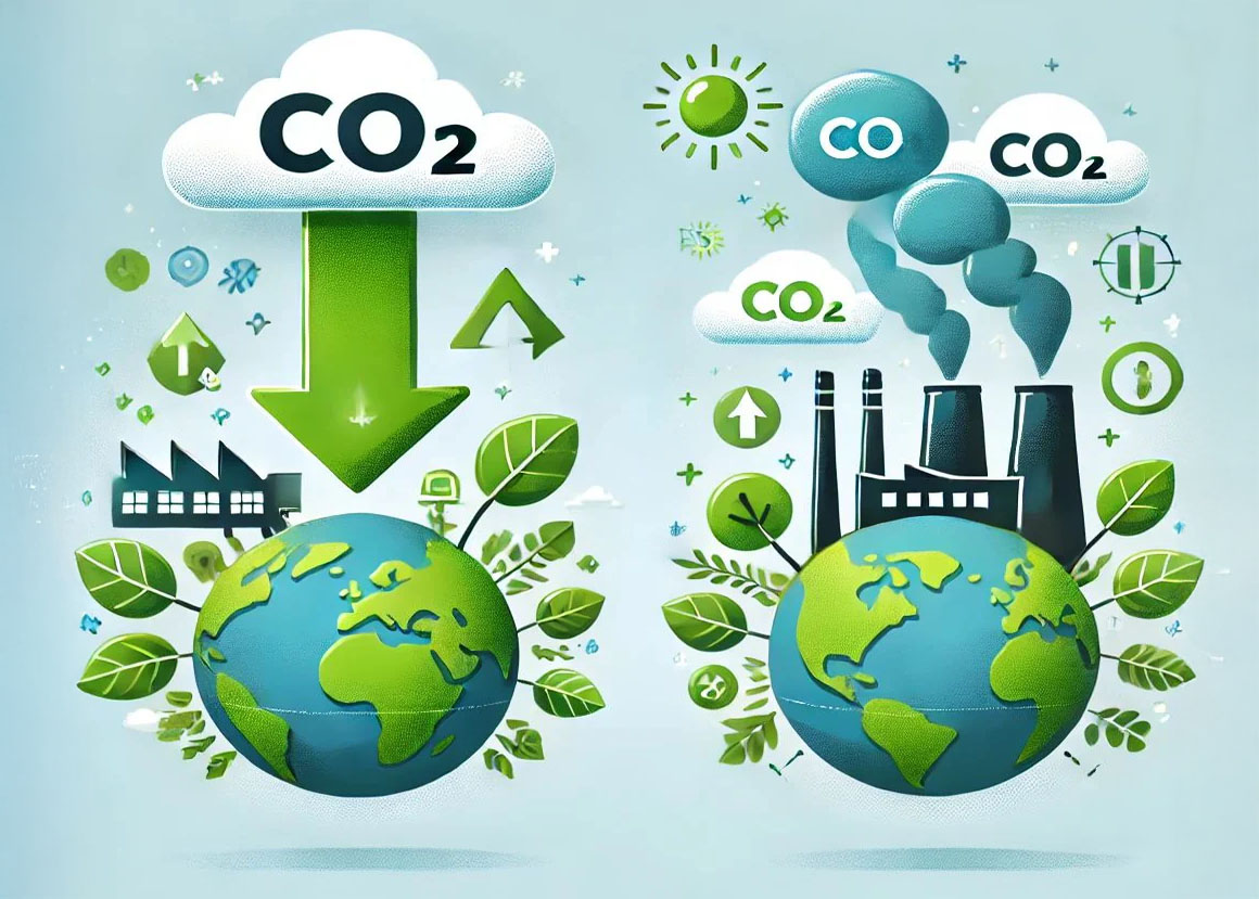 Reduksjon av CO2-utslipp fra menneskelig aktivitet Reduksjon av CO2-utslipp fra menneskelig aktivitet