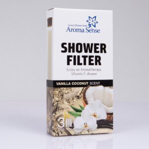 VANILLA COCONUT 3 stk patroner i pakken aromaterapi aromasense dusjhoder